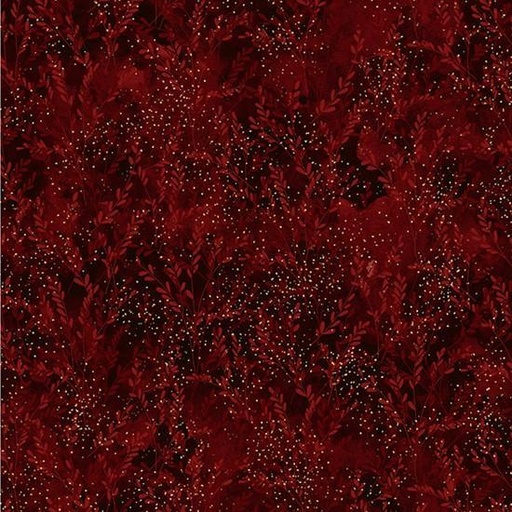 [T4960-629G] Garden Blends Deep Red/Gold