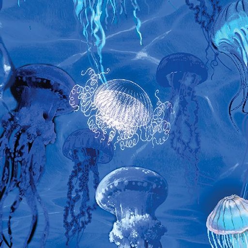 [12533-55] Oceana Jellyfish Jubilee Blue