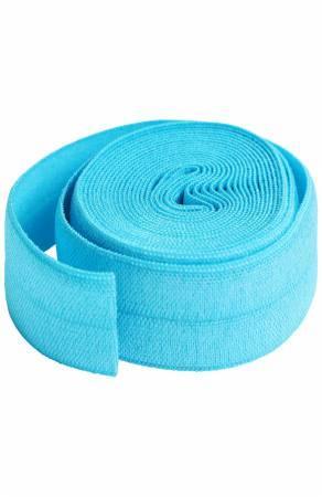 [PBA211-2-PARRBLUE] Foldover Elastic Parrot Blue