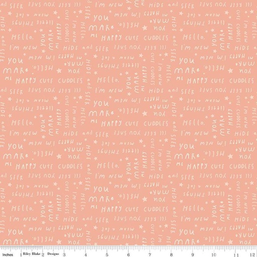 [C12153-CORAL] Little Things Text Coral