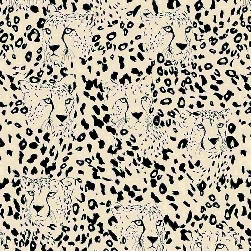 [WILD-CD1631 BEIGE] Wild At Heart Graphic Leopard