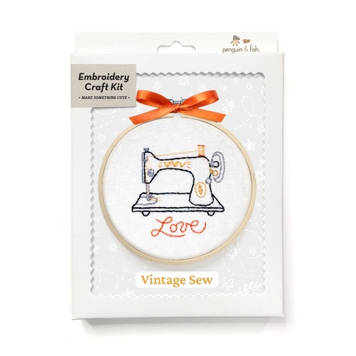 [PENKIT-EMB-8IN-VNTGS] Vintage Sew Emb Kit