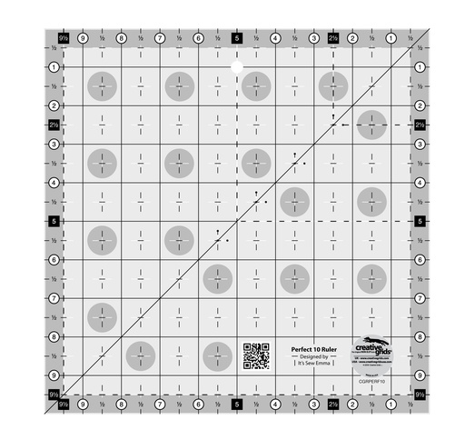 [CGRPERF10] 10" Square Perfect Grids CGR Ruler