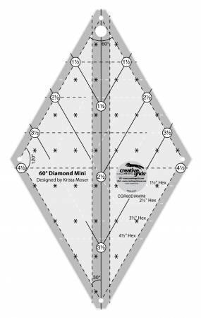 [CGR60DIAMINI] 60 Degree Mini Diamond CGR Ruler