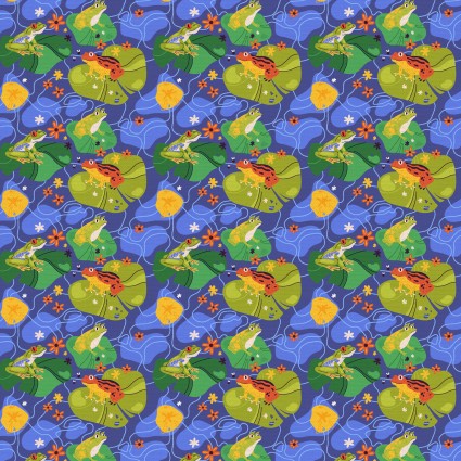 [PSF120-25107] Down By The Pond Frog