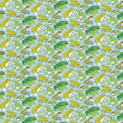 [PSF120-25113] Down By The Pond Ribbit