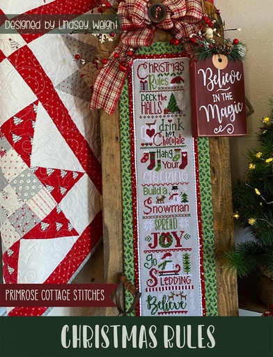 [PCS-012] Christmas Rules Cross Stitch