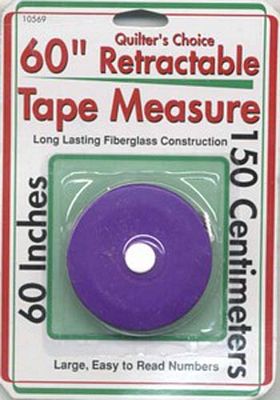 [10569] Retractable Tape Measure 60"