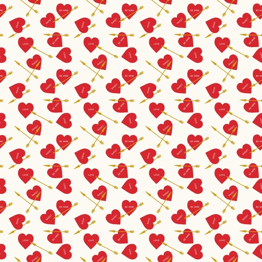 [SC15502-CREAM] Sweetheart Arrows Cream