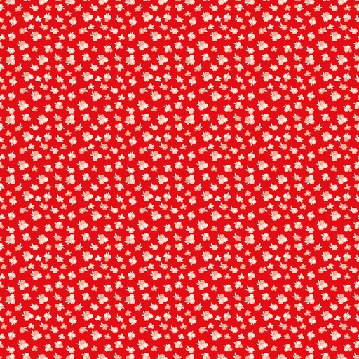 [C15404-RED] You & Me Tossed Floral Red