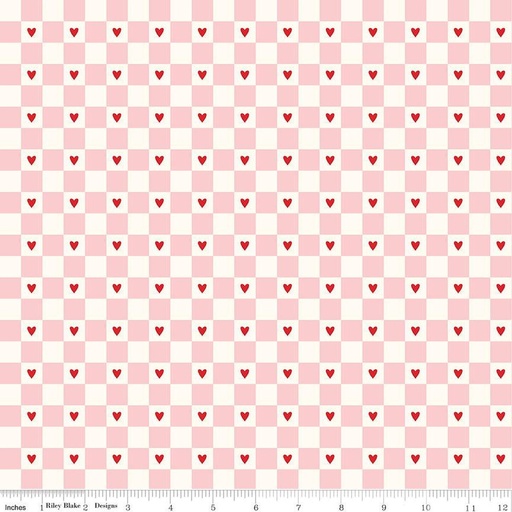 [C15501-CREAM] Sweetheart Checks Cream