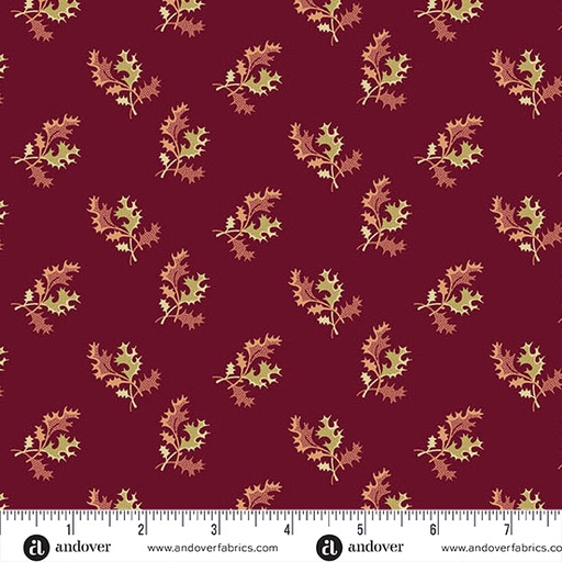 [A-1377-R] Dahlia Cranberry Holly Berry