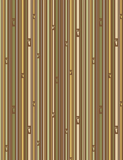 [3060 36288 252] Into The Woodlands Stripes Brown