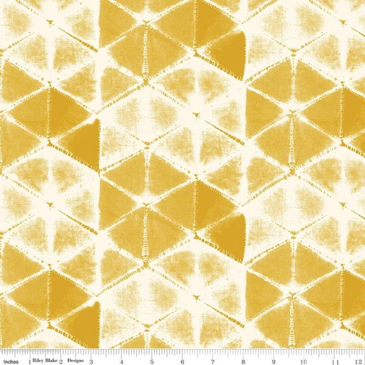 [C12921-MUSTARD] Eden Shibori Mustard