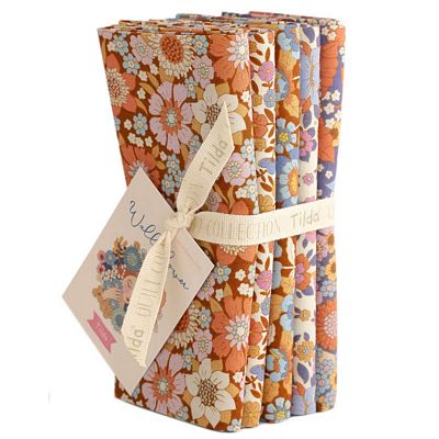[TIL300235] Tilda Wallflower FQB Carmel/Thistle 5pc