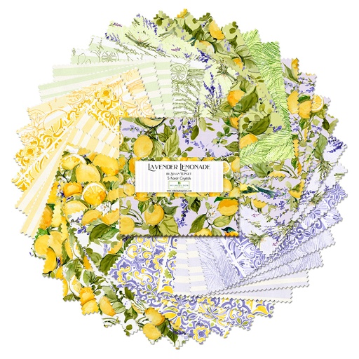 [508 847 508] Lavender Lemonade 5" Charm Pack