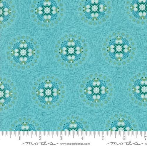 [30752 15] Sunday Brunch Mint Tea Crepe Geometrics