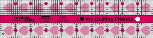 [CGRQF] CGR I Love My Quilt Friends 2.5"x10"