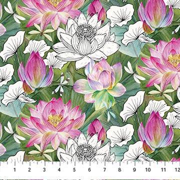 [DP25058-99] Water Lilies Flora Multi