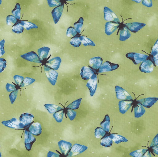 [1665 33900 747] Blue Harmony Butterfly Toss Green