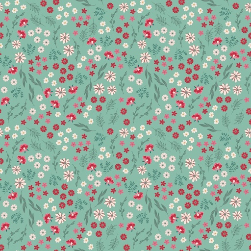 [C15744-SCRUBS] Berry Market Bouquets Scrubs