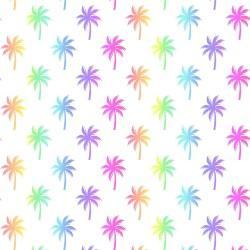 [FLOFLSU-D7-W] Surfside Palm Trees