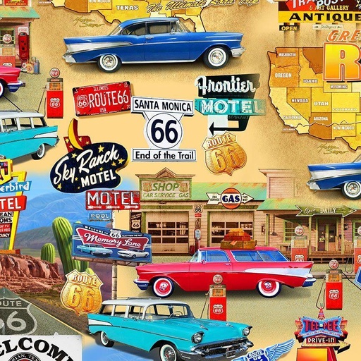 [MICHAEL-CD3058] Route 66 Collage