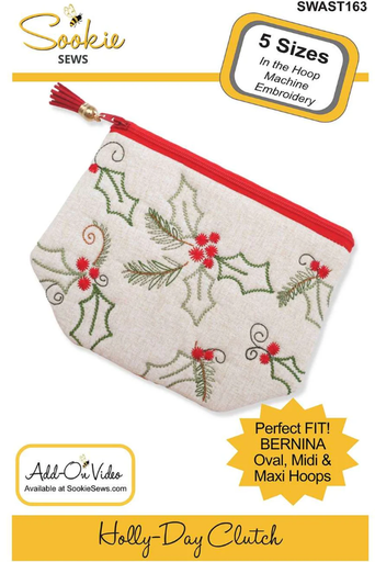 [SWAST163] Holly-Day Clutch ITH Pattern