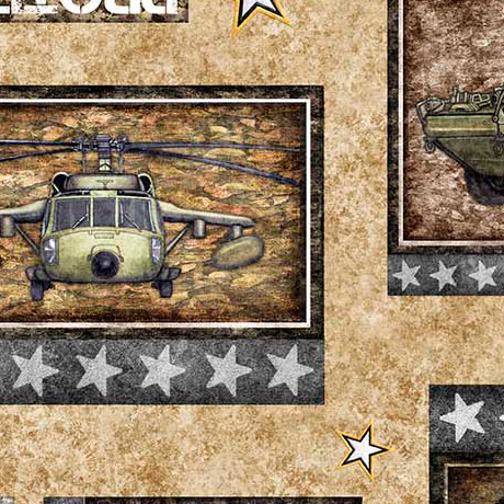 [30933 -A] Patriot Army Patch Light Brown