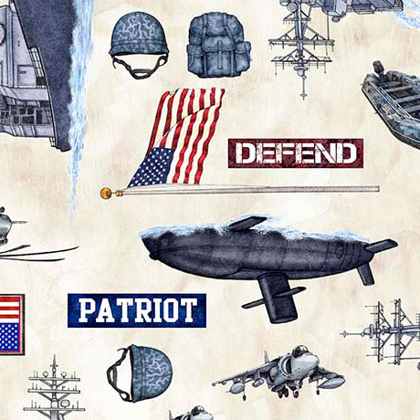 [30936 -E] Patriot Navy All Over Cream