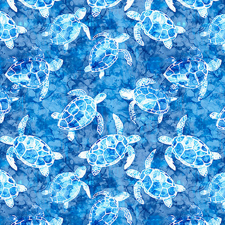 [30862 -B] Ocean Blues Sea Turtles Blue