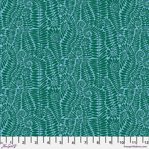 [PWBM098.TURQUOISE] SM Fronds Turquoise Kaffe