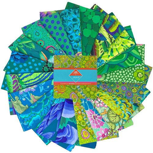 [FB6CPGP.TIDAL] Kaffe Classics Plus 5" Charm Pack Tidal