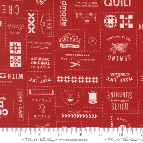 [55680 23] Threads Red Patchwork