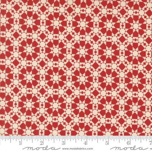 [55683 21] Threads Red Star Geometrics