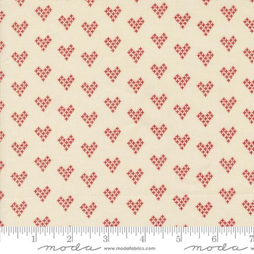 [55687 21] Threads Porcelain Red Hearts