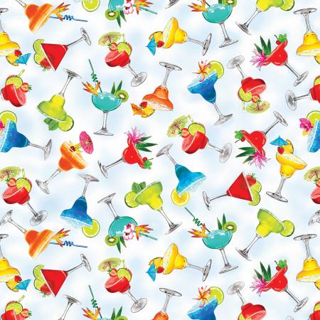 [12903B-09] Tropical Escape White Margarita