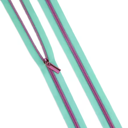 [ZBY5C126] Raindrop #5 Nylon Tula Pink Coil Zipper BTY
