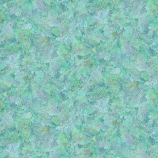 [DOT-CD3212-AQUA] Garden Delight Bubble Aqua