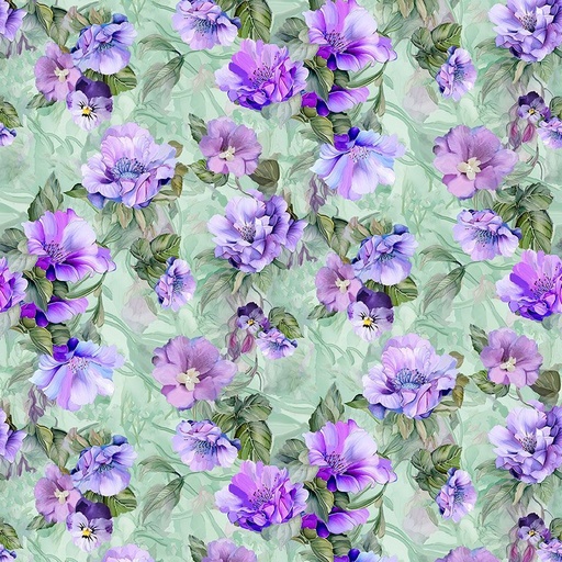 [FLEUR-CD3503-SAGE] Garden Delight Floral Bouquet
