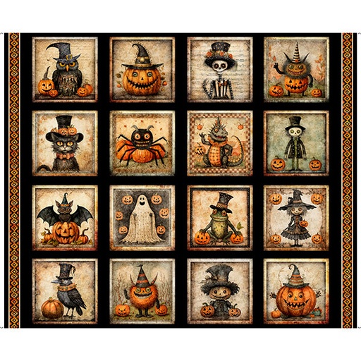 [2600 31008 J] Jeepers Creepers Halloween Portrait Patches
