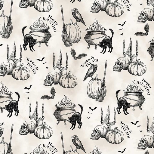 [WICKED-CD3596 CREAM] Tricks & Treats Toile