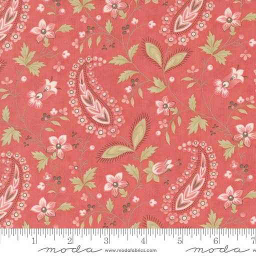 [44393 13] Muse Vine Paisley Scarlet