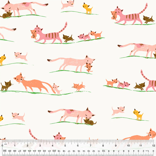 [40931D-5] Heather Ross Studio Edit Mother Cats