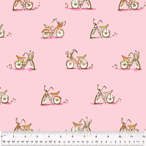 [54327D-6] Heather Ross Studio Edit Dream Bike Pink