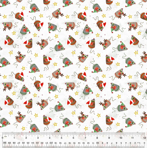 [54486-1] Meowy Christmas White Jolly Mice