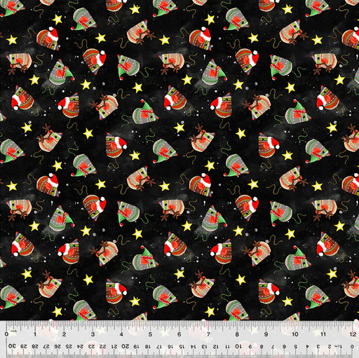 [54486-4] Meowy Christmas Black Jolly Mice