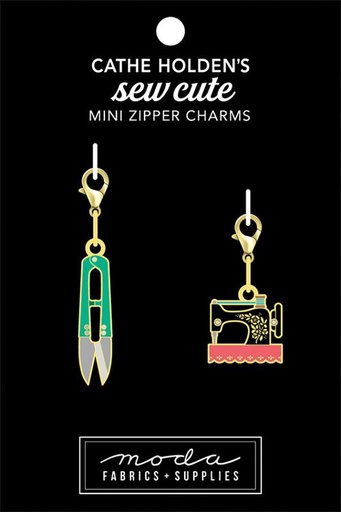 [CH119] Mini Snip Sew Zipper Pulls 2ct