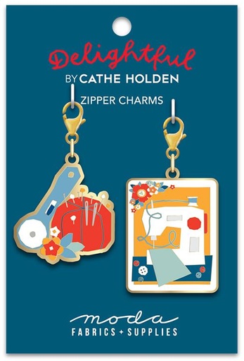 [CH198] Delightful Zipper Pulls 2ct