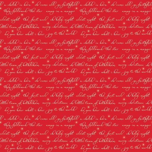 [C16226-RED] Glisten Text Red